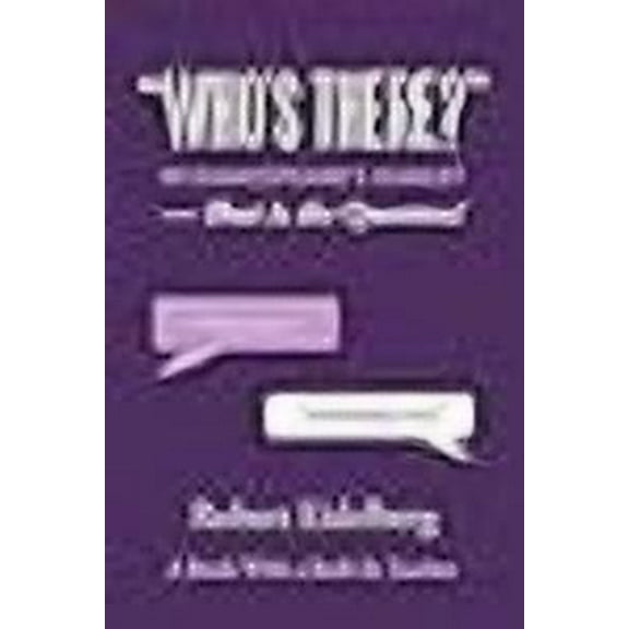 WHOS THERE? IN SHAKESPEARE'S HAMLET: That Is the Question!