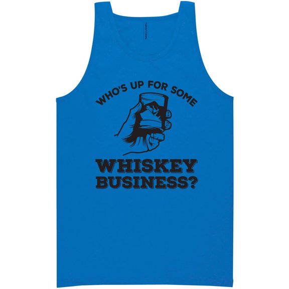 Who's Up For Some Whiskey Business? Neon Tank Top