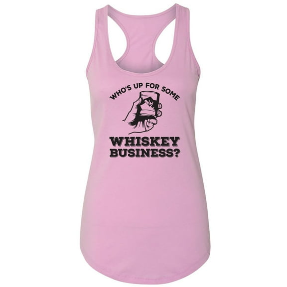 Who's Up For Some Whiskey Business? Racerback Tank