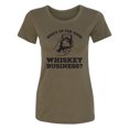 thumbnail image 1 of Who's Up For Some Whiskey Business? Womens crewneck tee, 1 of 2