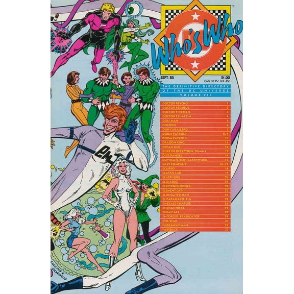 Who's Who: The Definitive Directory of the DC Universe #7 VF ; DC Comic Book