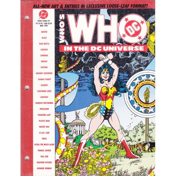 Who's Who in the DC Universe #4 (in bag) VF ; DC Comic Book