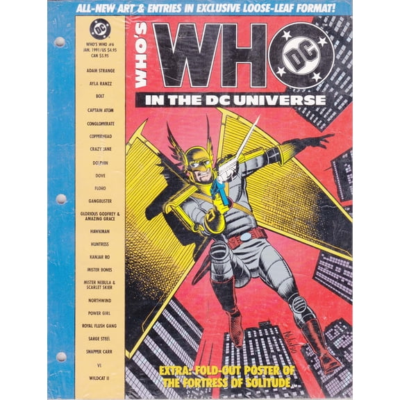 Who's Who in the DC Universe #6 (in bag) VF ; DC Comic Book