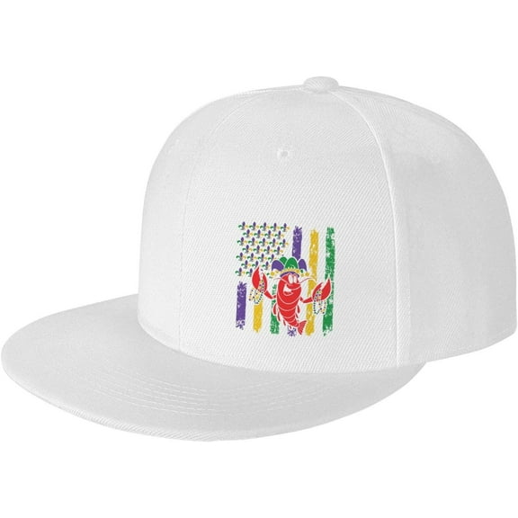 Who's Your Crawdaddy Hat Snapback Baseball Cap Funny Flat Brim Visor Hats for Men Women