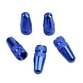 thumbnail image 1 of Whoamigo Aluminum Alloy Bike Valve Caps - French Presta for Wheels, 5 Pack, 1 of 12