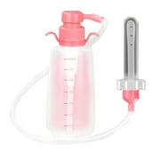 Whoamigo Safe Reusable Vaginal Douche - Women's Cleansing System - Anal Douche Cleaning Kit - 350ml Capacity