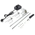 thumbnail image 1 of Whoamigo Stainless Steel Automatic BBQ Rotisserie Kit with Motor for Grilling Marshmallow Hot Dog Chicken Steak AU/EU/UK/US Plug, 1 of 14