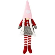 Whoamigo Valentine's Day Gnome Plush Faceless for Doll Decorations Valentines Dome Decor
