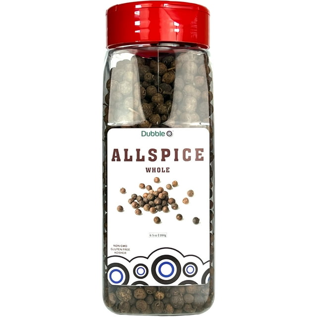 Whole Allspice 6.5 oz. Non GMO, Kosher, Halal, and Gluten Free