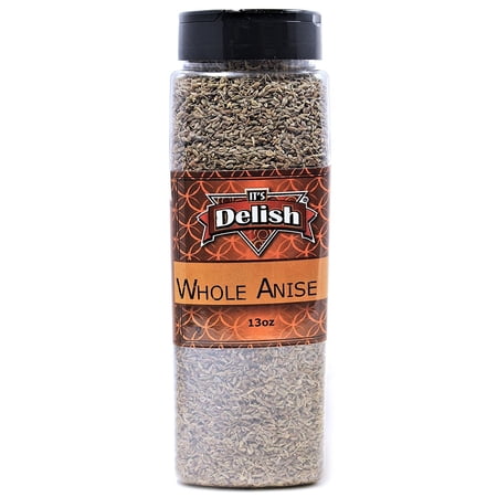 Whole Anise Seeds by Its Delish, Large 13 Oz. Jar