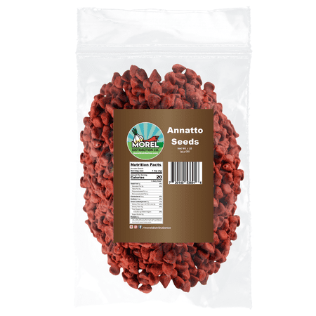 Whole Annatto Seeds, Semillas de Achiote, Bixa Orellana. 1 lb