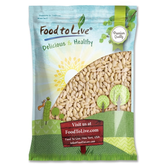 Whole Blanched Almonds, 8 Pounds - Kosher, Raw, Vegan - by Food to Live