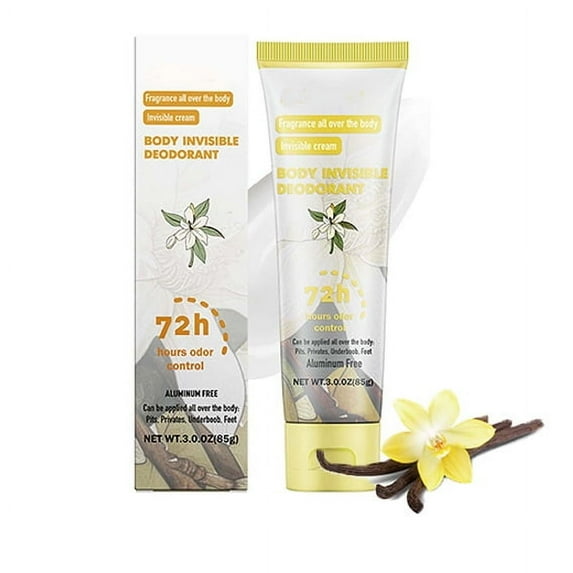 Whole Body Deodorant for Women, 72 Hour Odor Control, Women's Deodorant, Invisible Cream Body Deodorant, Deodorant for Men & Women, All Day Odor Protection