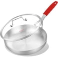 Whole Body Tri-Ply Stainless Steel 12 Inch Frying Pan With Lid, kitchen ...