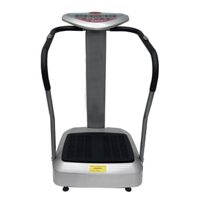 Whole Body Vibration Machine Adjustable Speed Exercise Platform Crazy Fit Massager with Handles 110V Max 330lbs Capacity