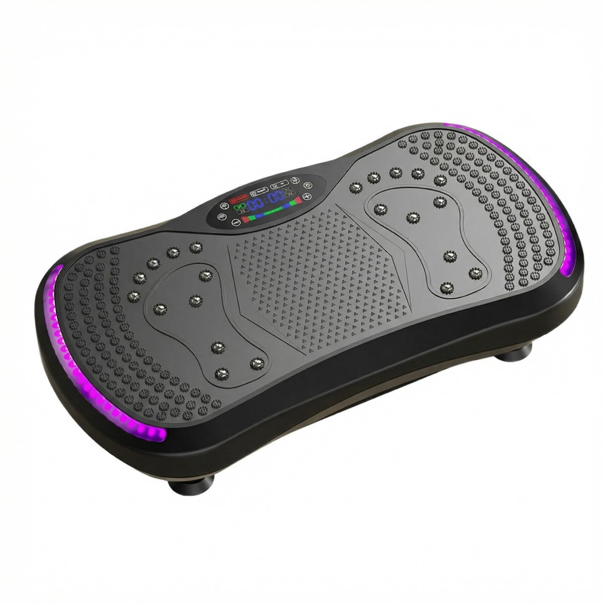 Whole Body Vibration Plate Exercise Machine, 9Speed Levels Vibration Fitness Platform with Bluetooth, LED Display, Remote Control & Foot Massage Magnets for Home Workout, Weight Loss, Body Shaping