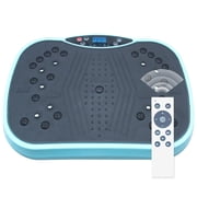 Whole Body Vibration Plate Machine, Portable Home Fitness Workout Platform with LCD Display, Vibration Exercise Equipment for Body Toning
