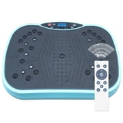 Whole Body Vibration Plate Machine, Portable Home Fitness Workout Platform with LCD Display, Vibration Exercise Equipment for Body Toning
