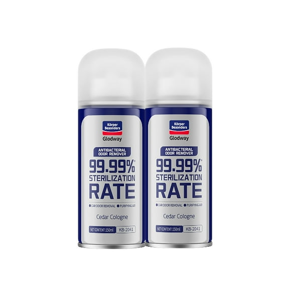 Glodway Whole Car Air Re-Fresher Odor Eliminator Mist,Car Deodorizer Fogger,Cologne Scent,6oz(Pack 2)