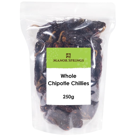 Whole Chipotle Chillies 250g by Manor Springs