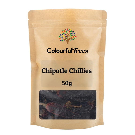 Whole Chipotle Chillies 50g by Colourful Trees