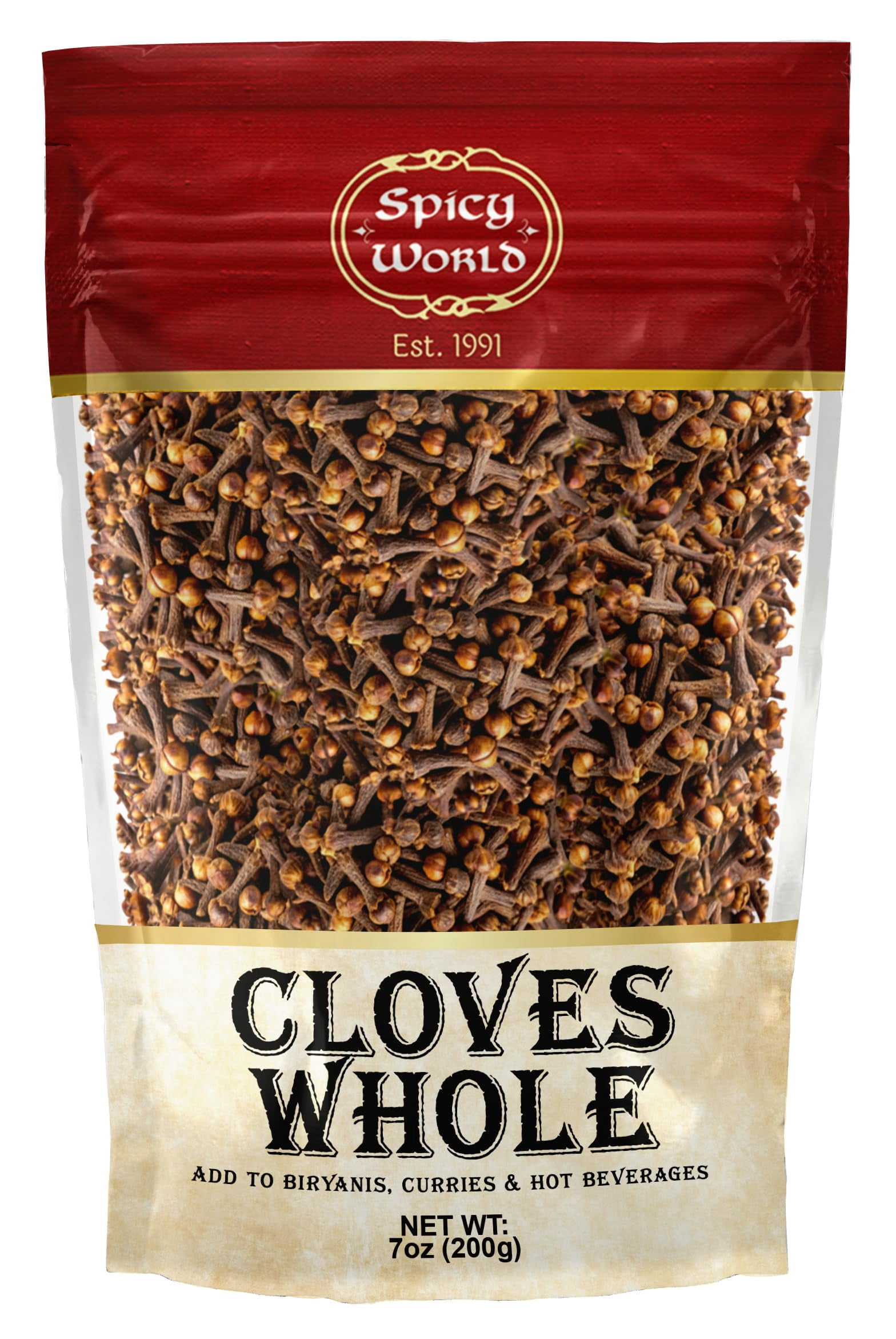 Whole Cloves 7 Oz Bag - Great for Foods, Tea, Pomander Balls, and Even ...