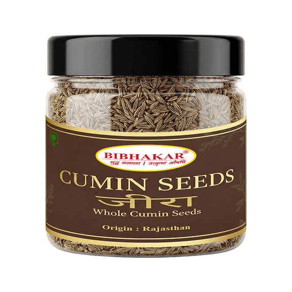 Whole Cumin Seeds (Jeera) 3.6 oz (102 g) Authentic Rajasthan Sourced Bold & Earthy All-Natural Whole Spice for Tacos, Curries, and Grilling | Bibhakar Spices