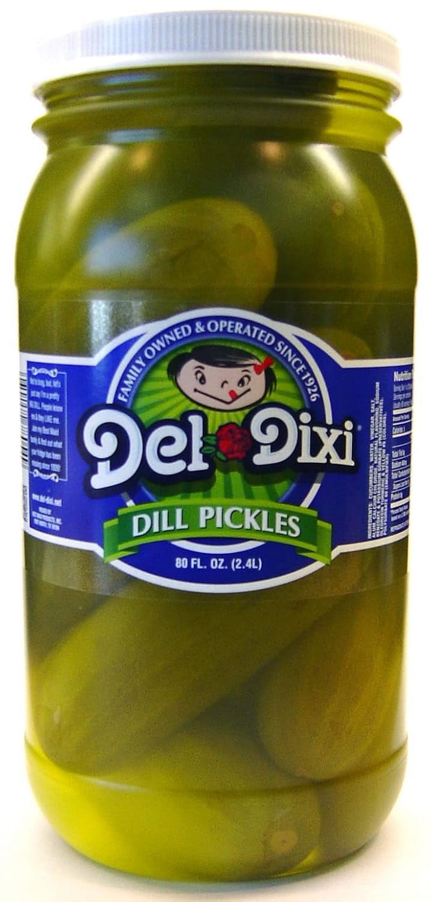 Whole Dill Pickles Plastic Jars 80 fl oz 4 Pack