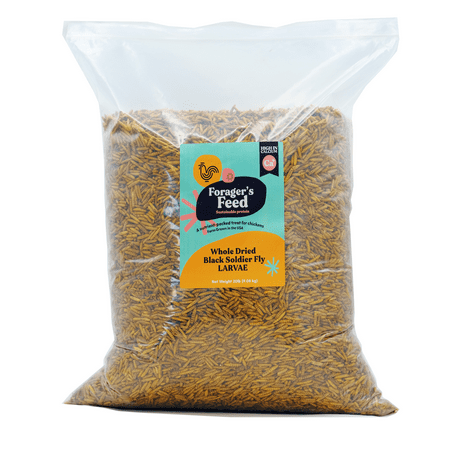 Whole Dried Black Soldier Fly Larvae Bag (BSFL) 20 Lbs.