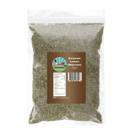 Whole Dried Marjoram Leaves. Origanum Majorana. Hojas de Mejorana. 1 lb