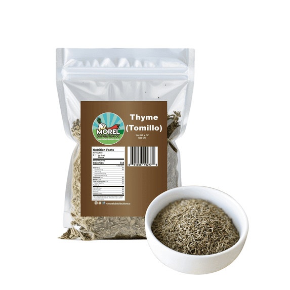 Whole Dried Thyme Leaf, Tomillo. 4 oz.