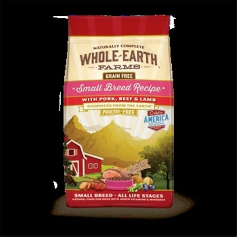 Whole Earth Farms Grain Free Small Breed Pork Beef Lamb Dry Dog