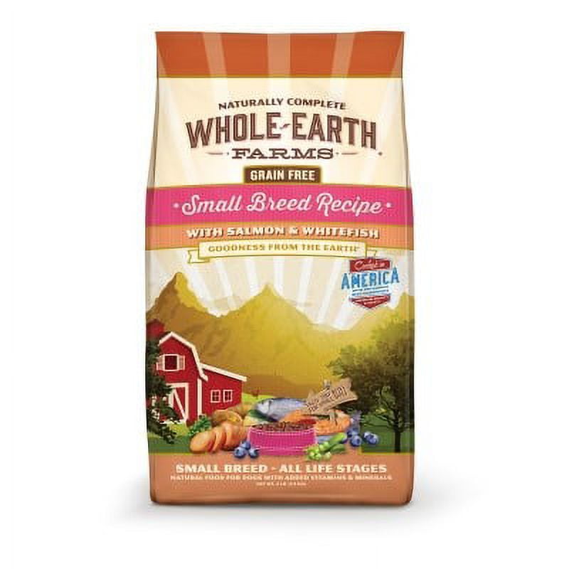 Whole Earth Farms Grain Free Small Breed Salmon Whitefish Dry