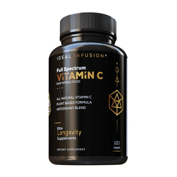 Whole Food Vitamin C Complex + All Natural Plant Based Vitamin C + Vegan + Keto