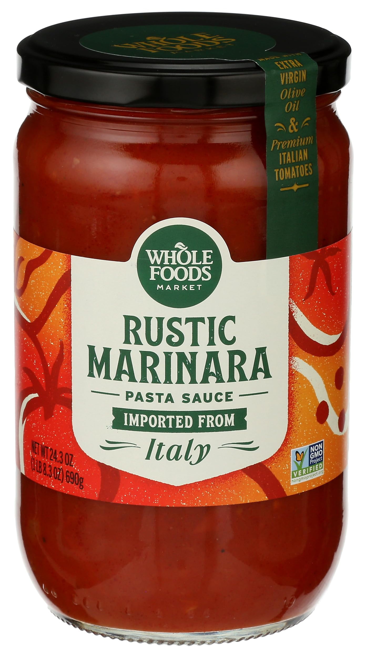 Whole Foods Market Marinara Pasta Sauce, AIS124.3 oz
