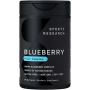 Sports Research  Blueberry Fruit Complex 800mg, 60 Softgels