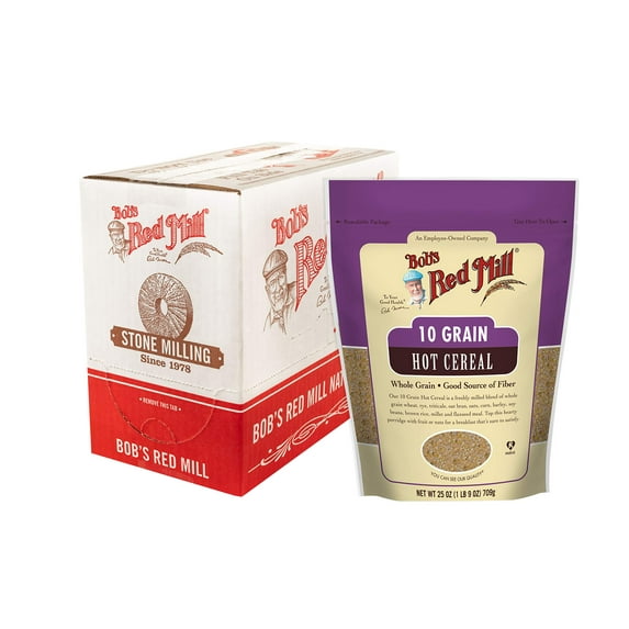 Whole Grain 10 Grain Hot Cereal Bob,S Red Mill 25 Pack Of 4, 100 Ounce