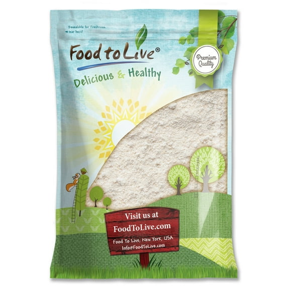 Whole Grain Oat Flour, 8 Pounds — Raw, Vegan — by Food to Live