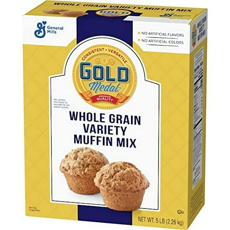 Whole Grain Variety Muffin Mix by Gold Medal | 5 Pound Box
