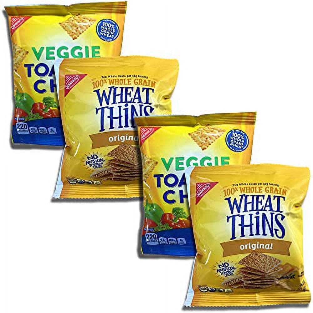 Whole Grain Wheat Thins Veggie and Original Combo Bundled by Tribeca