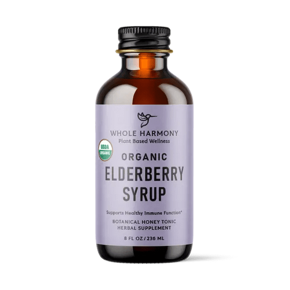 Whole Harmony Elderberry Syrup Original 8 Fl Oz