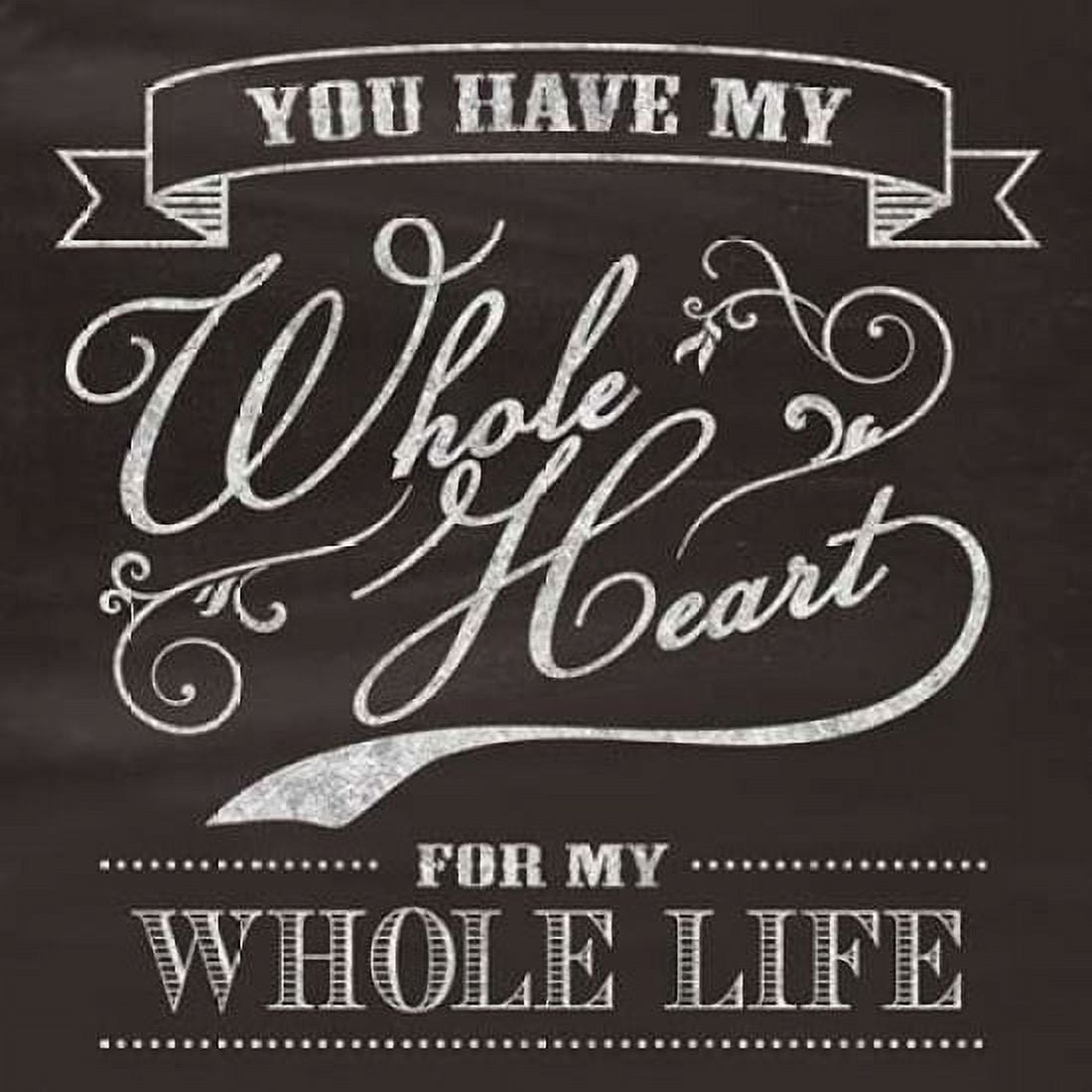 Whole Heart Canvas Art - Havoc Gifts (24 x 24)