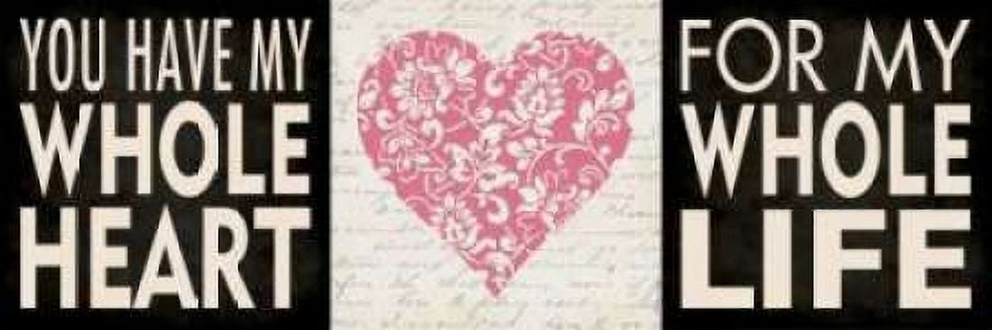 Whole Heart Canvas Art - Stephanie Marrott (8 x 24)