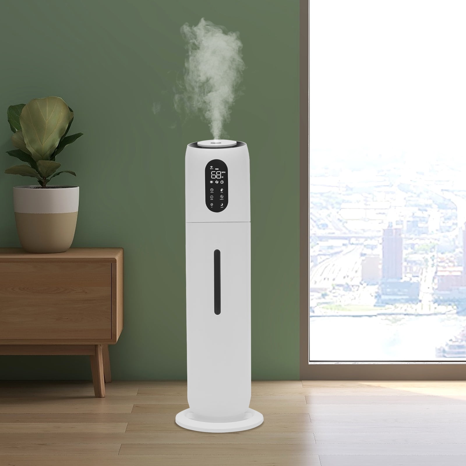 Whole House Humidifiers Large Room, 9L Top Fill Cool Mist Ultrasonic