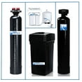 Upflow Whole House Package: Fleck Water Softener 64,000 Grain + Upflow Carbon ...