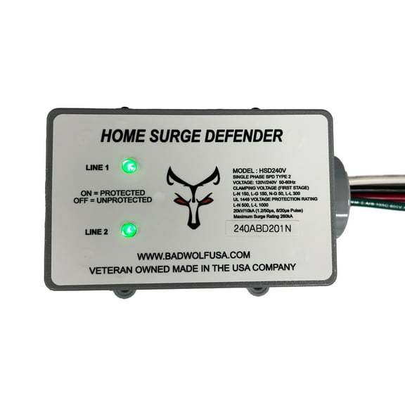 Whole House Surge Protector Lightning Shield and Home EMP Protection (HSD240V)
