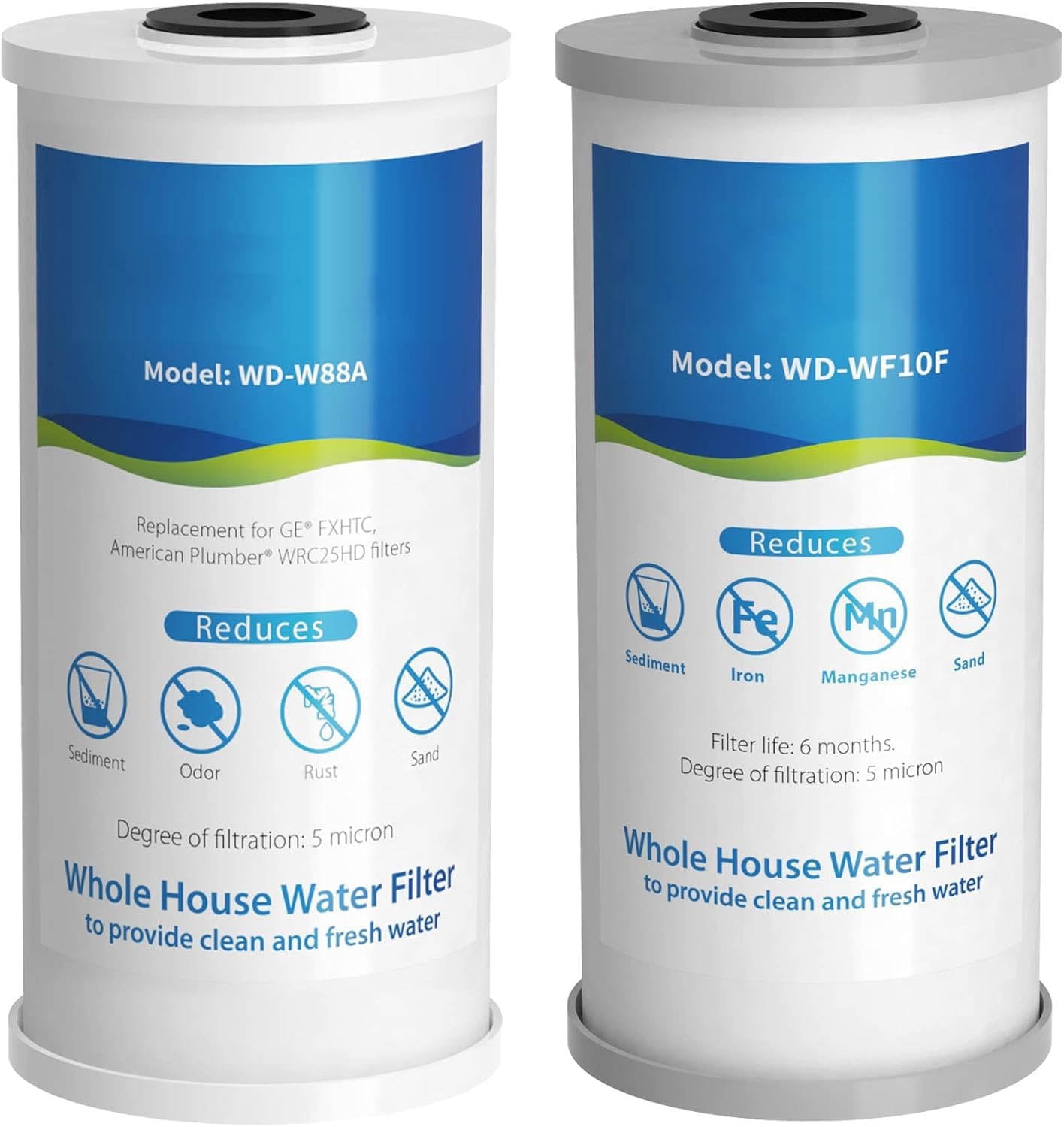 Simpure Activated Carbon Water Filter GE FXHTC - Filtro Di Ricambio Per