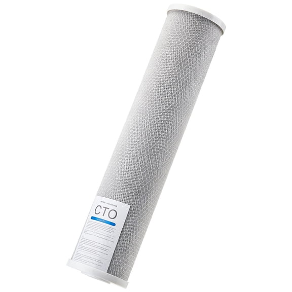 Whole House Water Filter Cartridge 4.5x20,CTO Carbon Block Replacement for 3-Stage Home Water Filtration System,Reduces Chlorine,Taste,and Odor