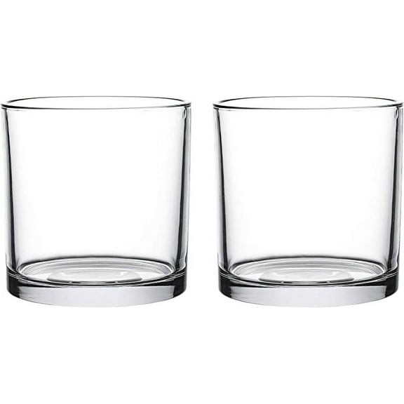 Whole Housewares | 5"X5" Glass Cylinder Vasecandles Holders Decorative | 2