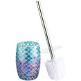 thumbnail image 1 of Whole Housewares Bathroom Accessories Toilet Brush Set - Blue Toilet Bowl | 1, 1 of 7